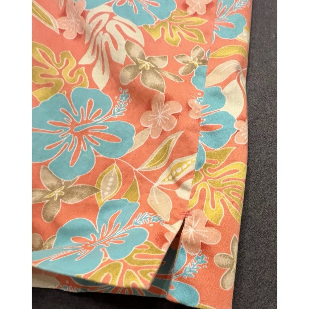 Bechamel Petite Hawaiian Floral‎ Capris Women’s Size Petite Medium - Picture 4 of 10